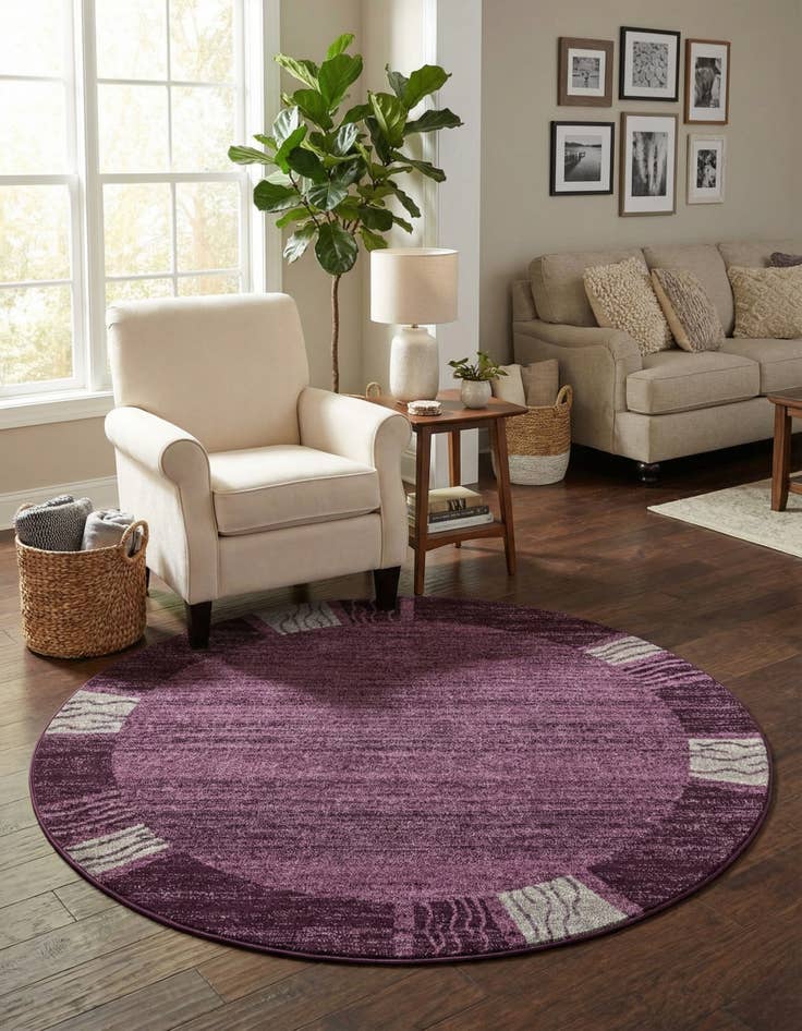 Detail image of 6' x 6' Angelica Round Rug