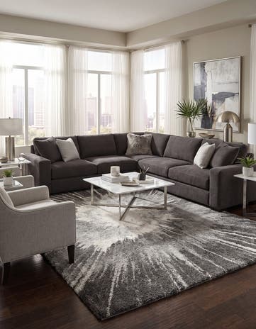 9' 10 x 14' Soft Touch Shag Rug