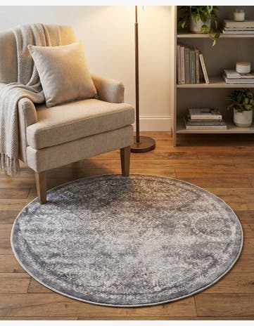 3' 3 x 3' 3 Estate Round Rug