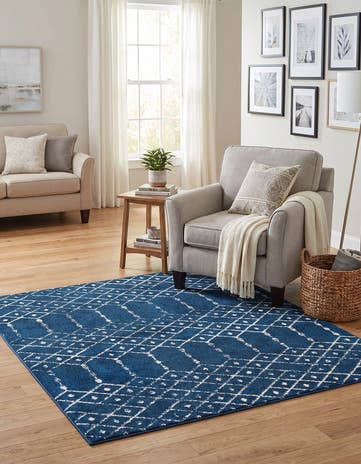 5' 3 x 5' 3 Paxon Trellis Square Rug