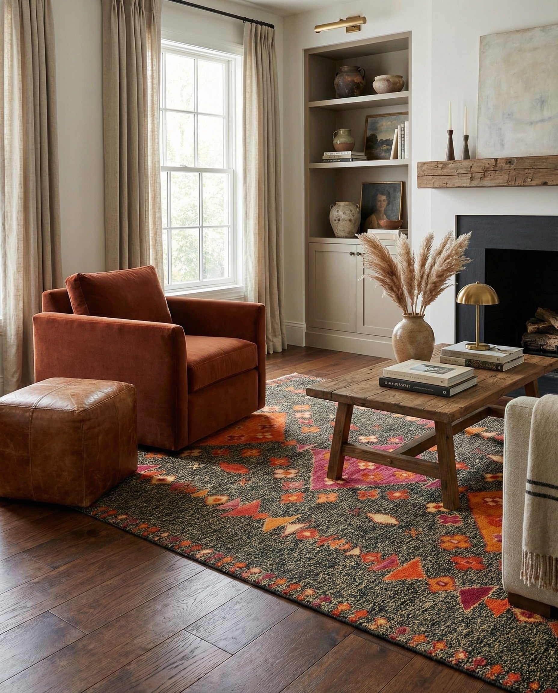 6' 2 x 8' Hand Knotted Balouch Wool Rug