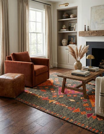 6' 2 x 8' Hand Knotted Balouch Wool Rug