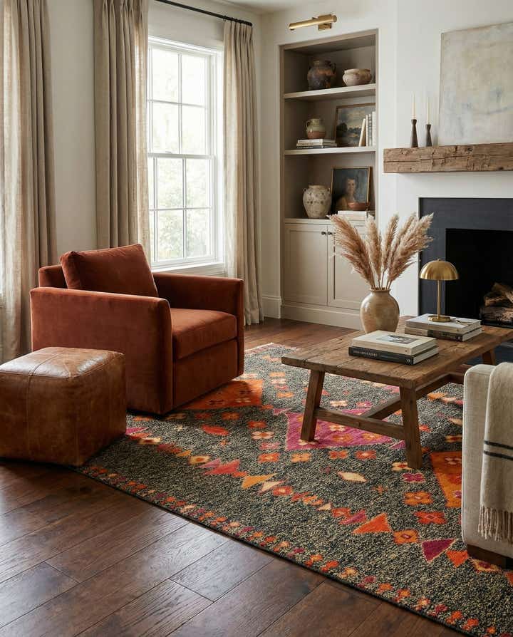 6' 2 x 8' Hand Knotted Balouch Wool Rug