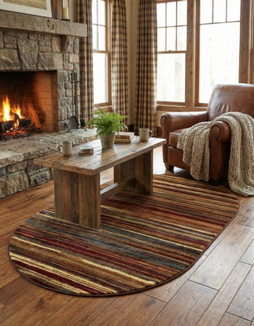 3' 1 x 5' 3 Cafe Oval Rug