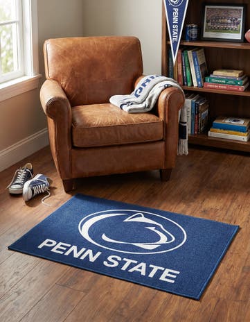 Dark Blue College Collection Rug