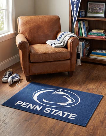 Dark Blue College Collection Rug