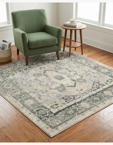 5' x 5' Madeline Vintage Square Rug