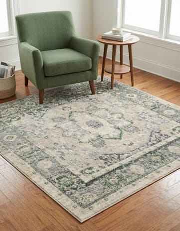 5' x 5' Madeline Vintage Square Rug