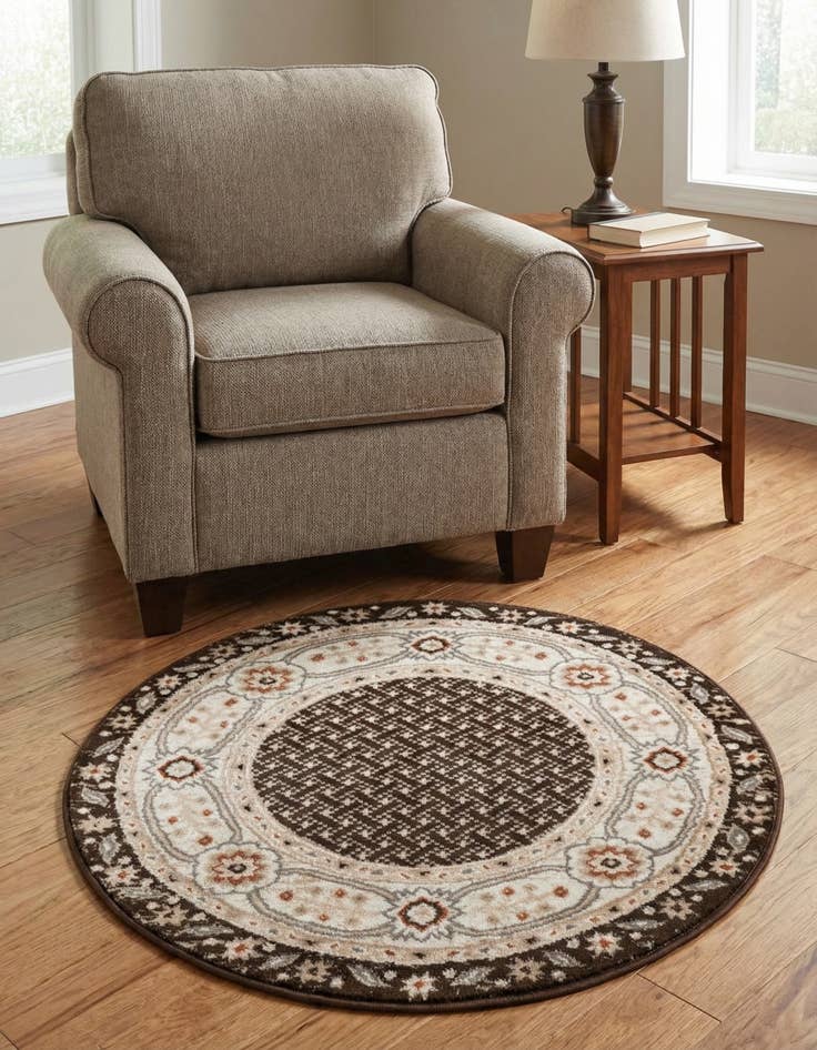 Detail image of 3' x 3' Charlotte Round Rug