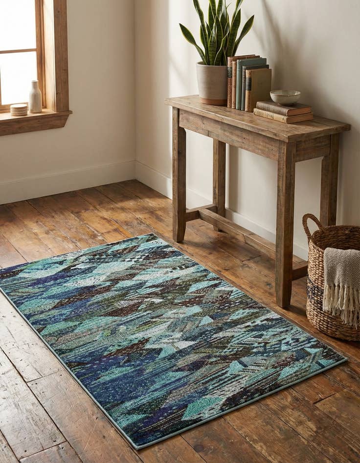 Detail image of 2' x 3' Washable Santa Fe Rug