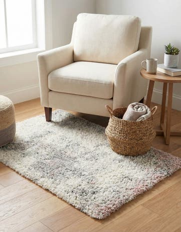 Pink Soft Touch Shag Rug