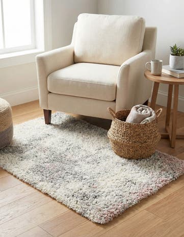 Pink Soft Touch Shag Rug