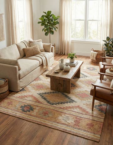 7' 10 x 10' Hand Woven Kilim Jute Rug