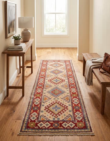 2' 1 x 6' 2 Hand Knotted Kazak Runner Rug