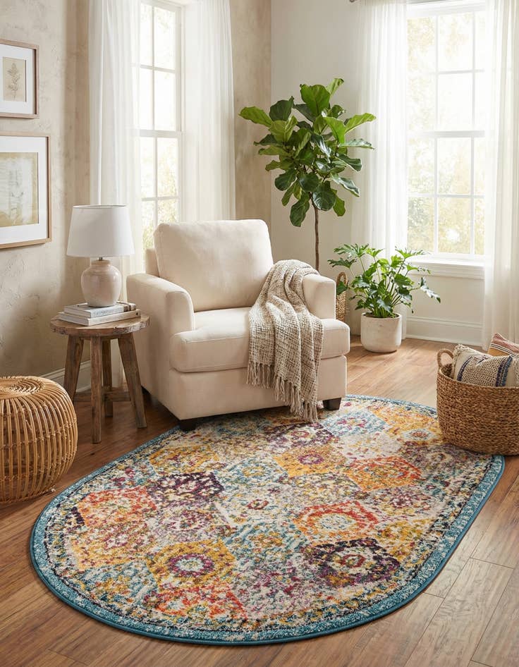 Detail image of 4' x 6' Madeline Oval Rug