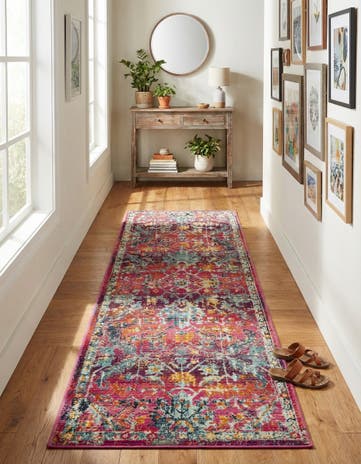 Fuchsia Budapest Runner Rug