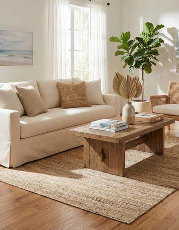 5' 1 x 8' Palm Beach Jute Rug