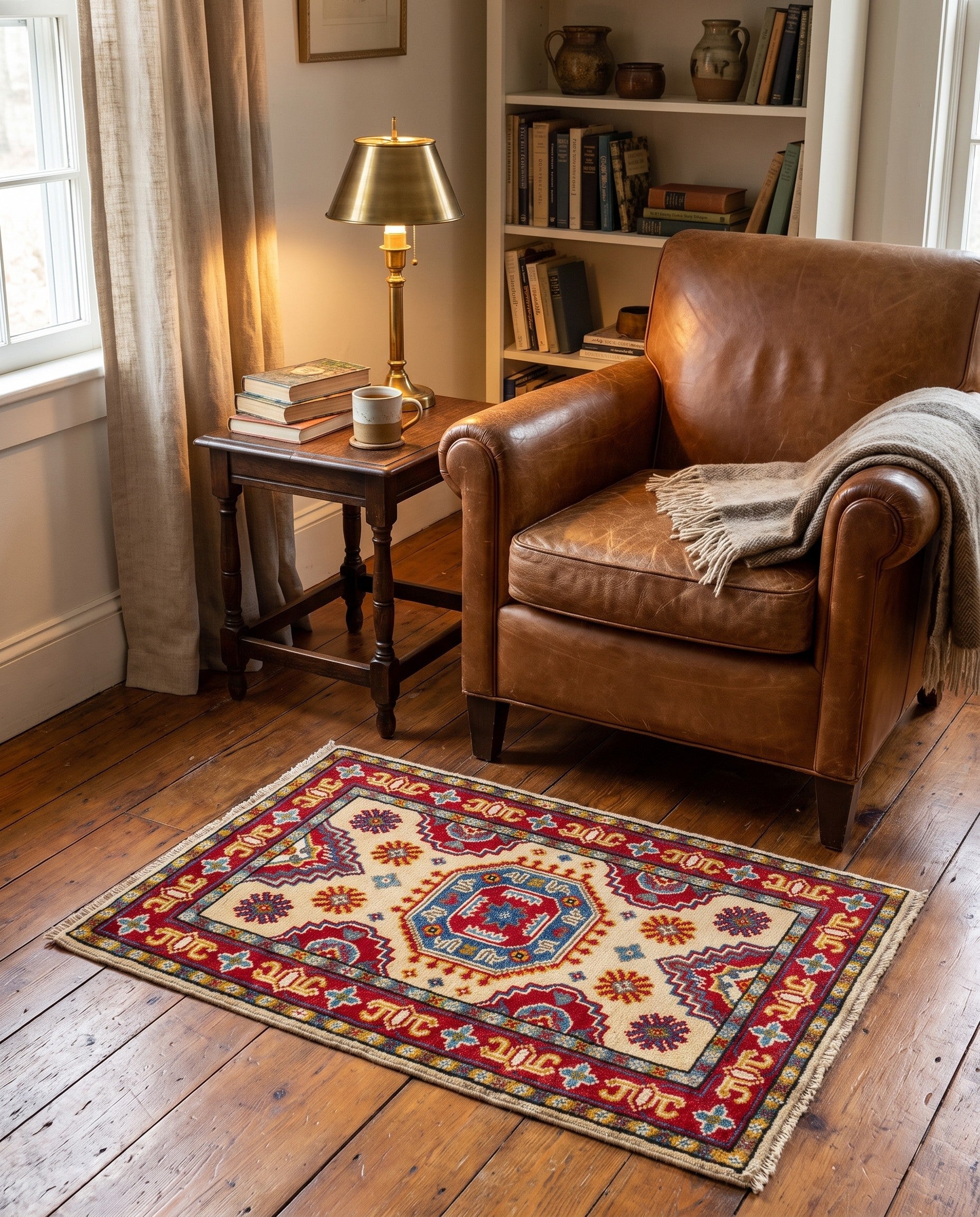 2' 1 x 3' 1 Hand Knotted Kazak Rug
