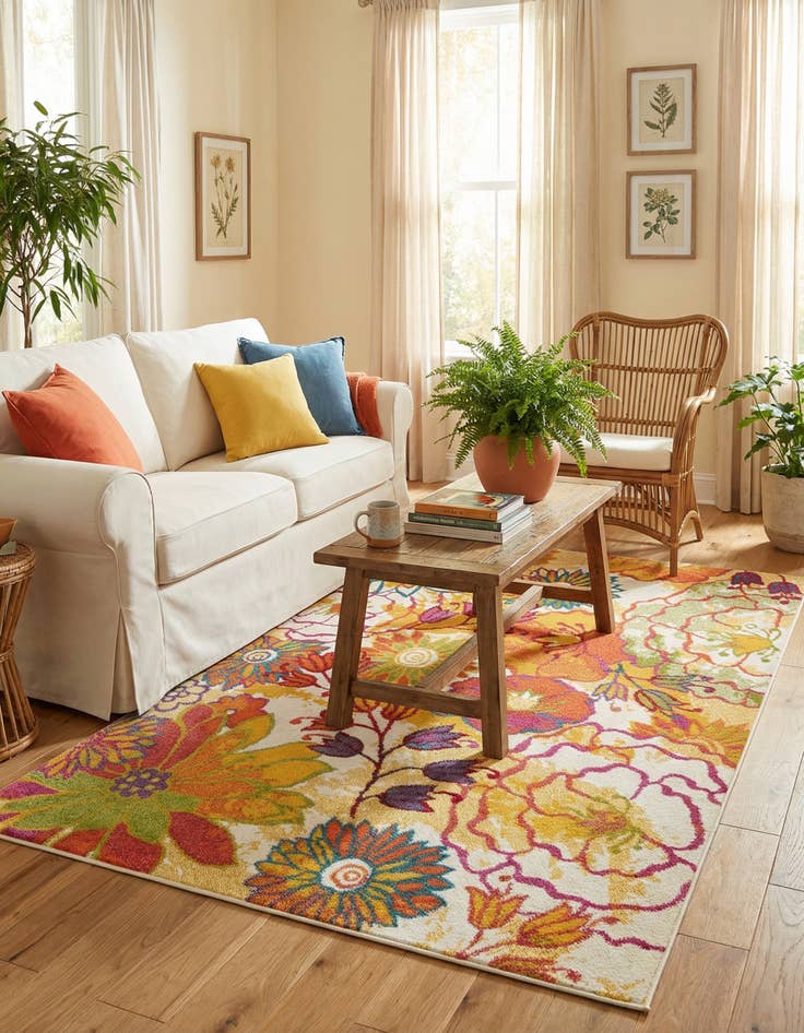 Detail image of 5' x 8' Tuscany Rug