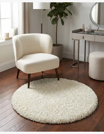 Blonde Marilyn Monroe™ Shag Round Rug