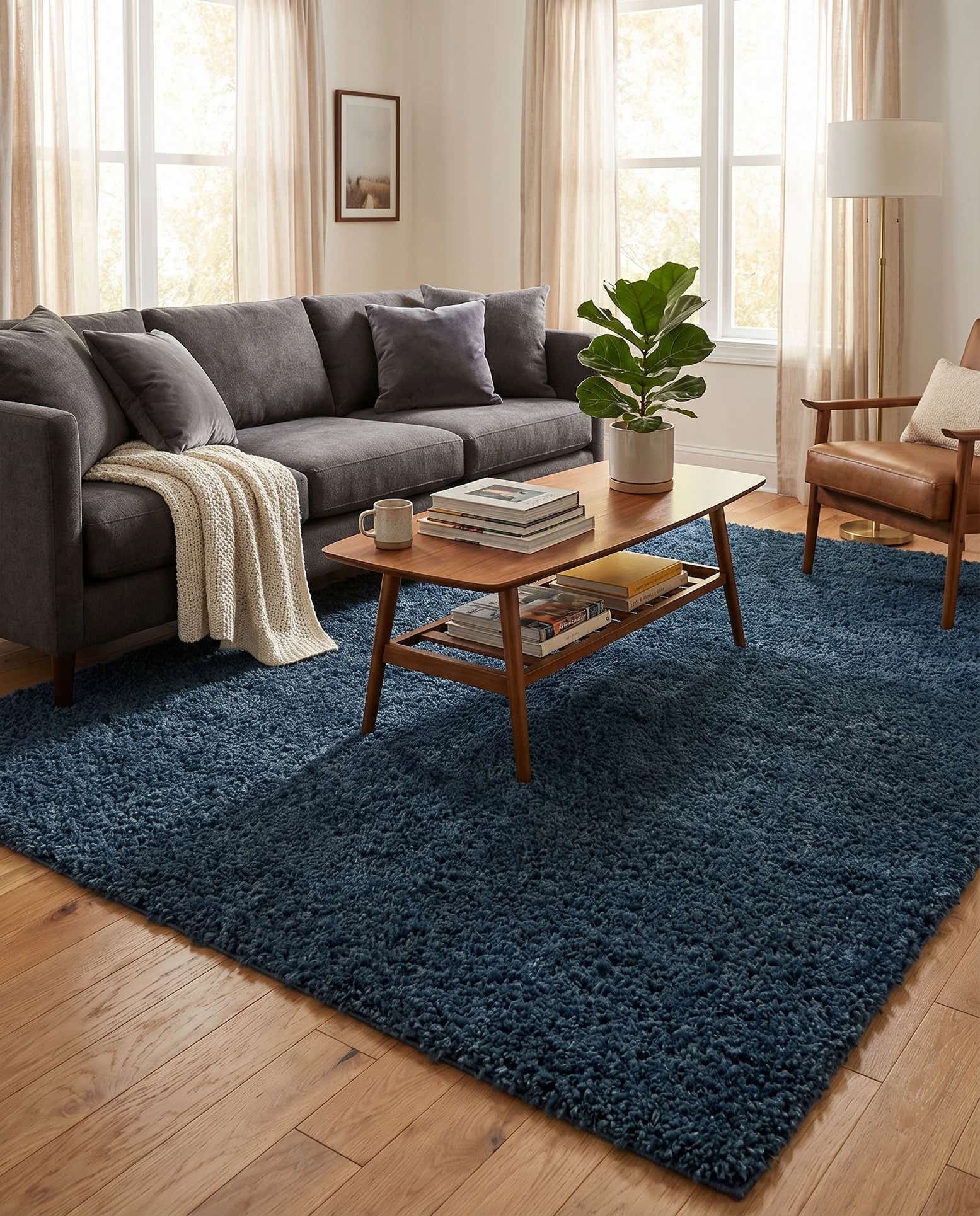 7' 10 x 10' Zermatt Shag Rug