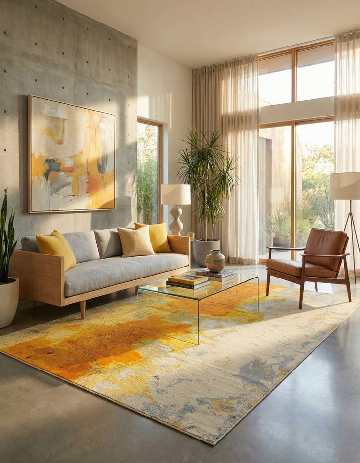 Detail image of 10' 6 x 16' 5  Washable Casablanca Rug