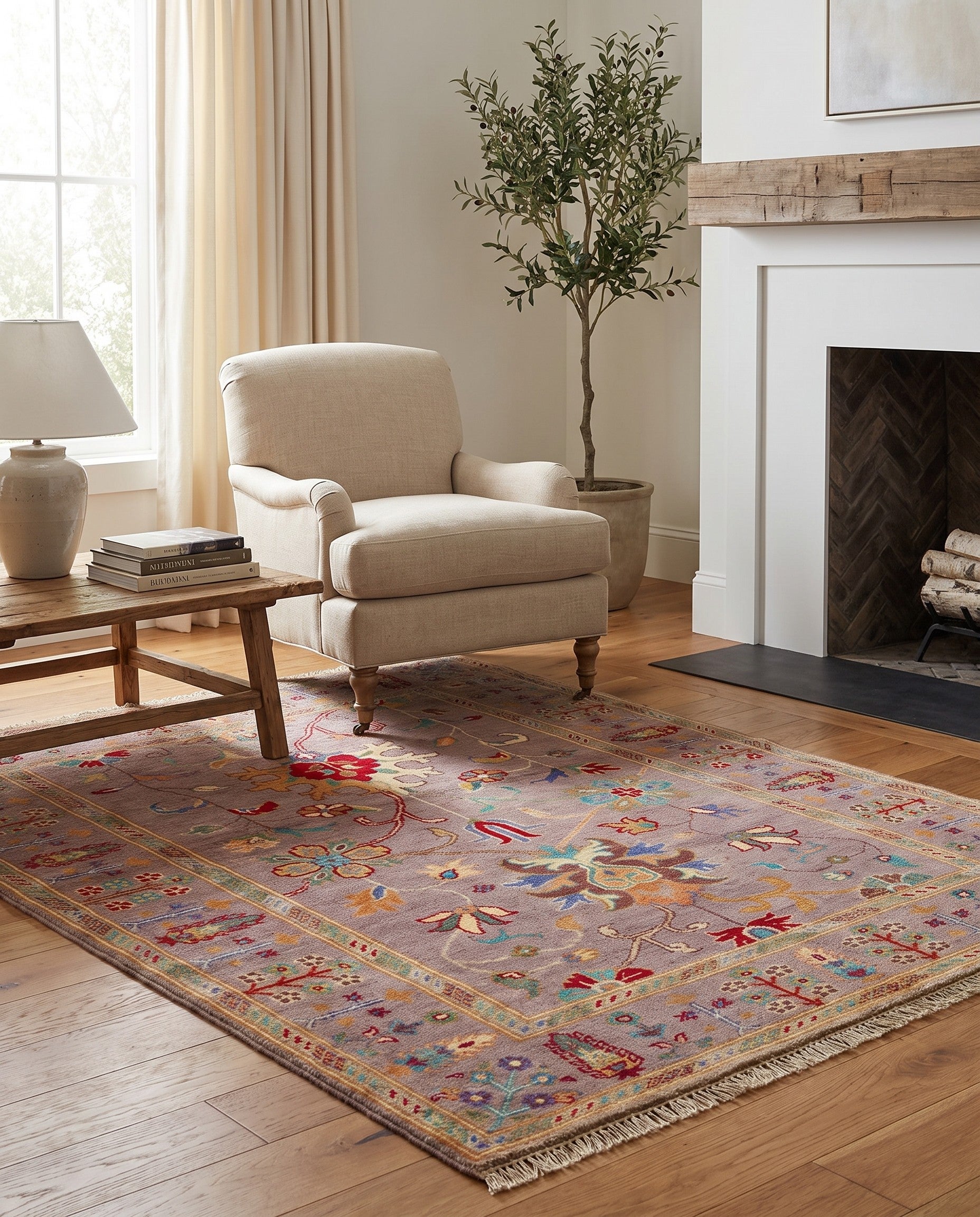 4' 2 x 6' 1 Hand Knotted Kazak Rug