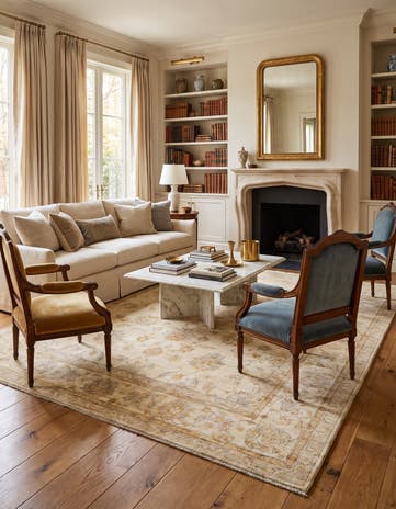 8' 2 x 9' 10 Hand Knotted Ziegler Rug