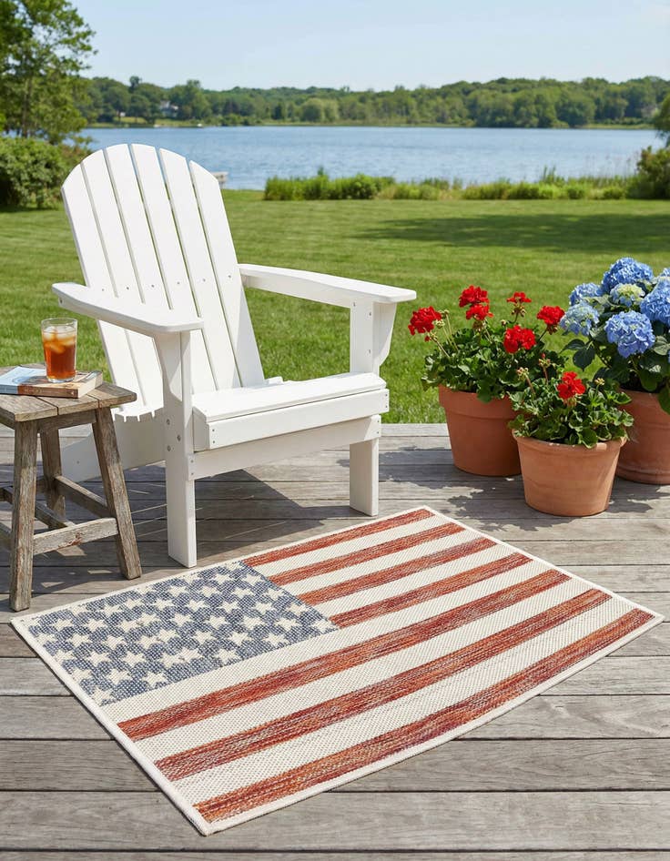 Detail image of 2' x 3'  Washable Jill Zarin Indoor / Outdoor Rug