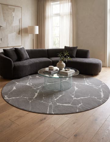 7' 10 x 7' 10 Vogue Geo Round Rug