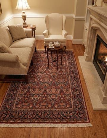 4' 4 x 6' 1 Kashan Rug