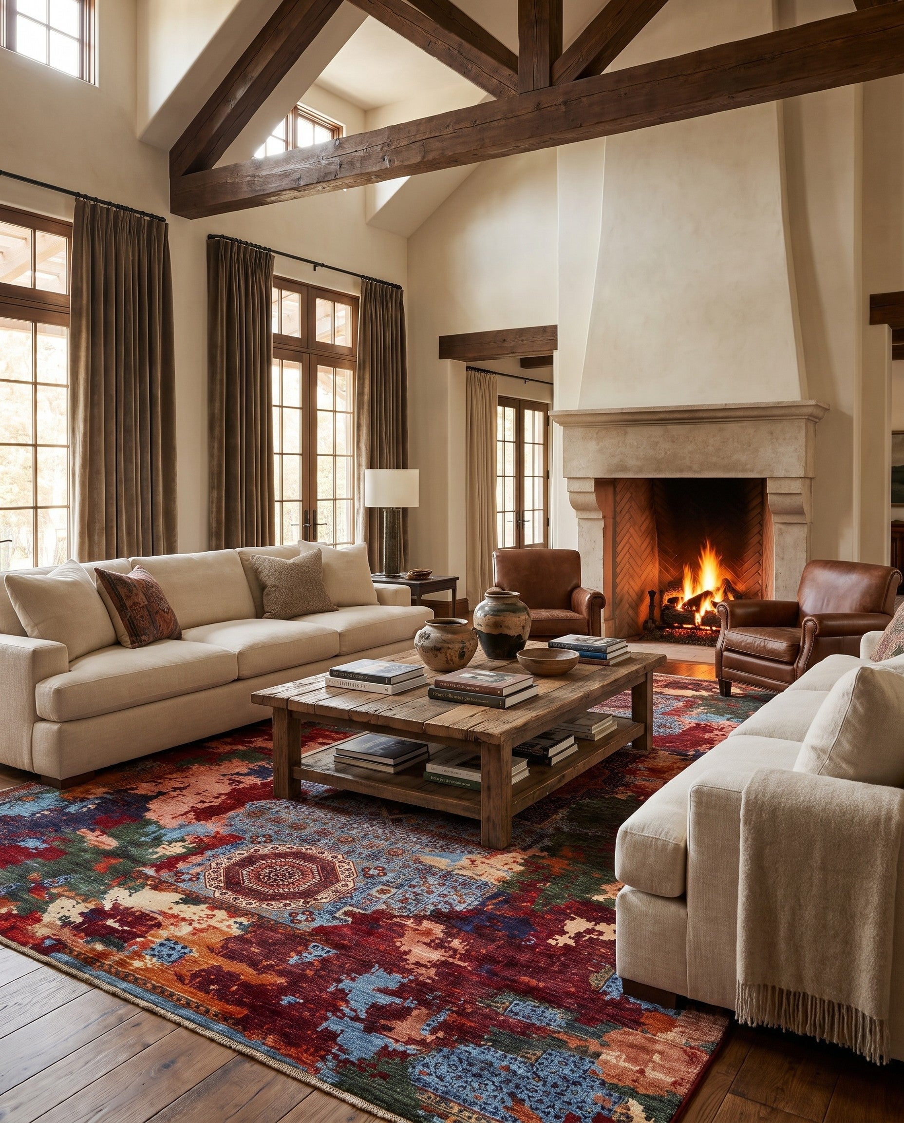 11' x 14' 6 Hand Knotted Mamluk Ziegler Rug
