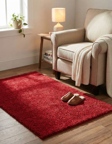 3' 3 x 5' 3 Solid Frieze Rug