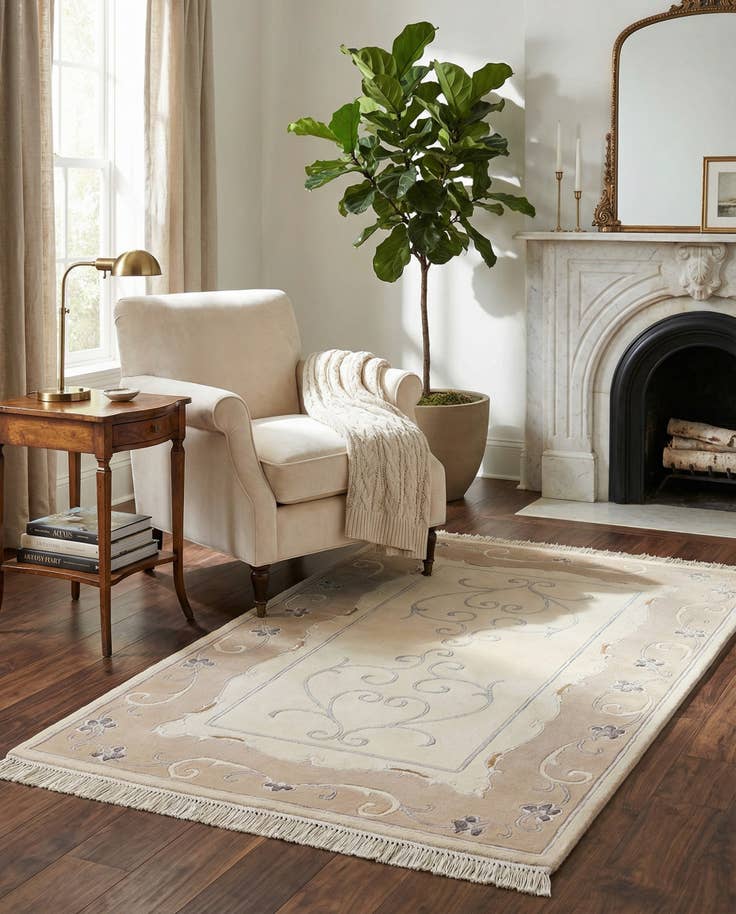 Detail image of 3' x 5' 1 Hand Knotted Darya Wool Rug