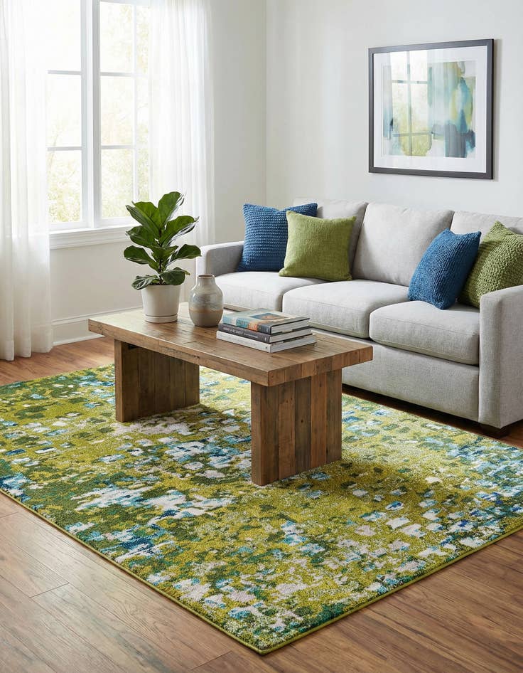 Detail image of 5' x 8' Washable Sevilla Rug