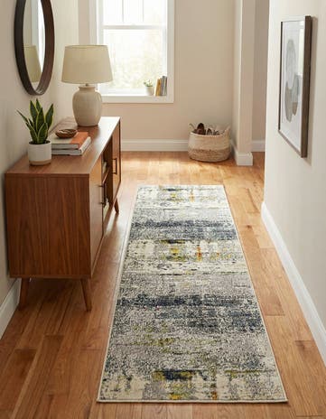 2' 2 x 6' 9 Washable Theia Runner Rug