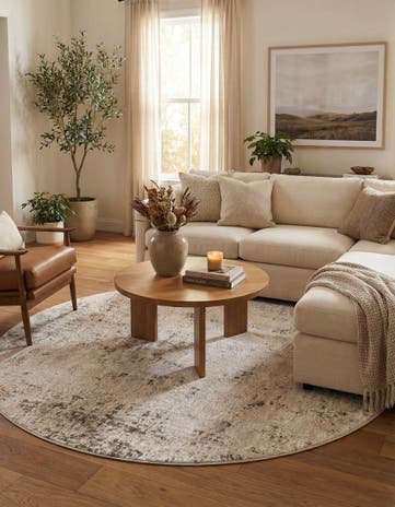 7' x 7' Caspian Round Rug