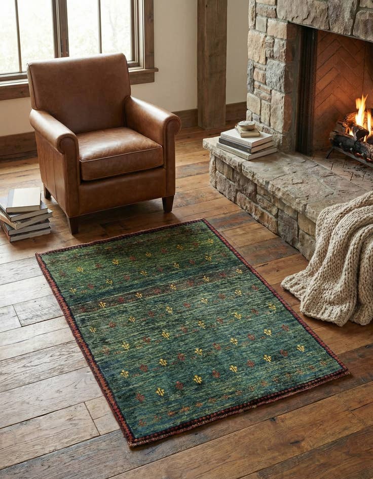 Detail image of 2' 10 x 3' 11 Gabbeh Rug