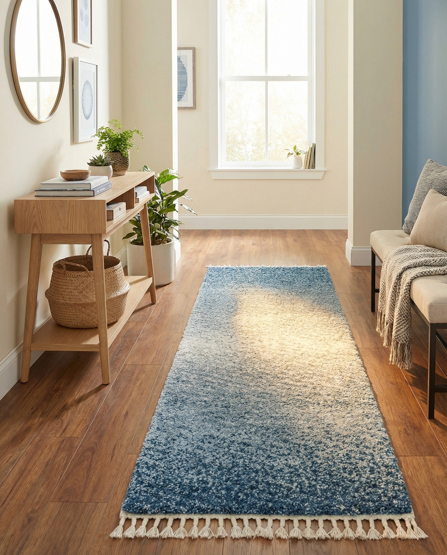 2' 2 x 6' Lagom Shag Runner Rug