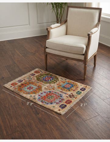 2' 1 x 3' 3 Hand Knotted Ariana Ziegler Rug