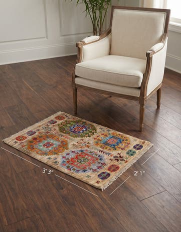 2' 1 x 3' 3 Hand Knotted Ariana Ziegler Rug