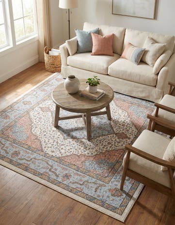 Ivory Nyla Square Rug
