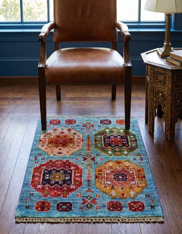 2' 1 x 3' Hand Knotted Ariana Ziegler Rug