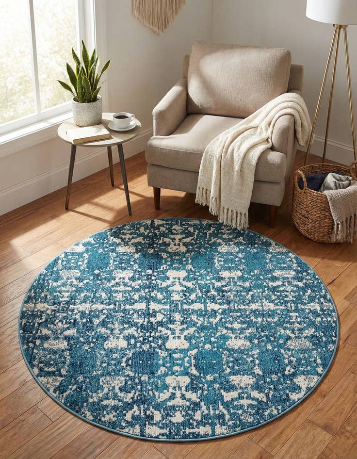 Detail image of 4' x 4' Amulet Round Rug