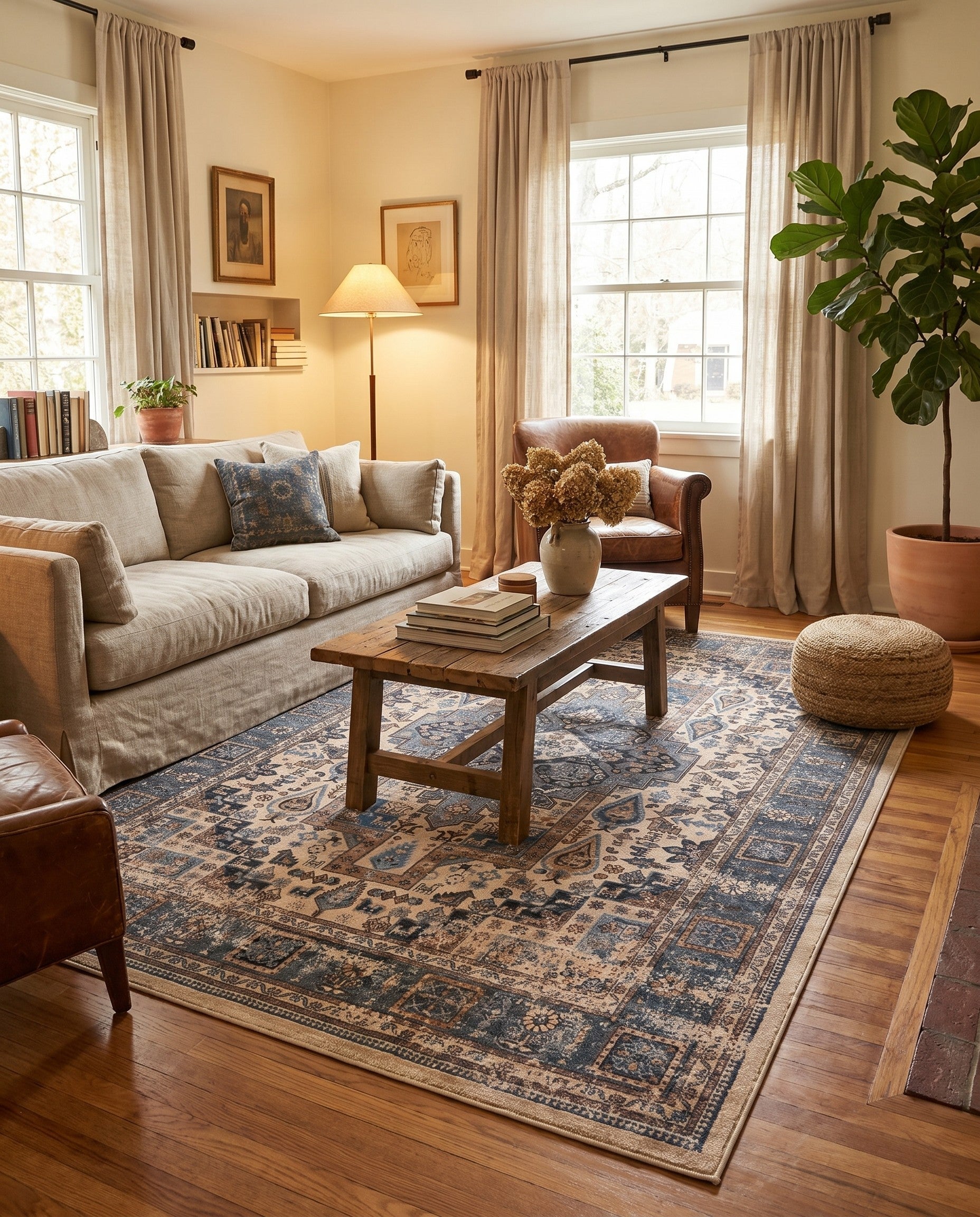 6' 7 x 9' Medina Rug