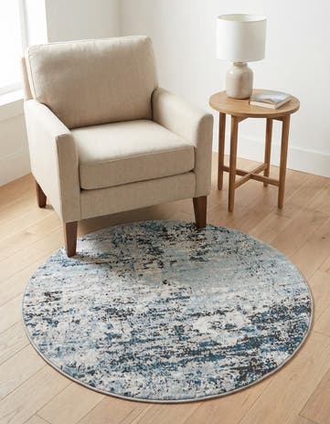 3' 3 x 3' 3 Leipzig Round Rug
