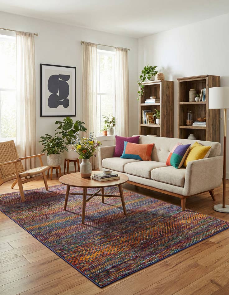 Detail image of 5' 3 x 8' Calypso Rug