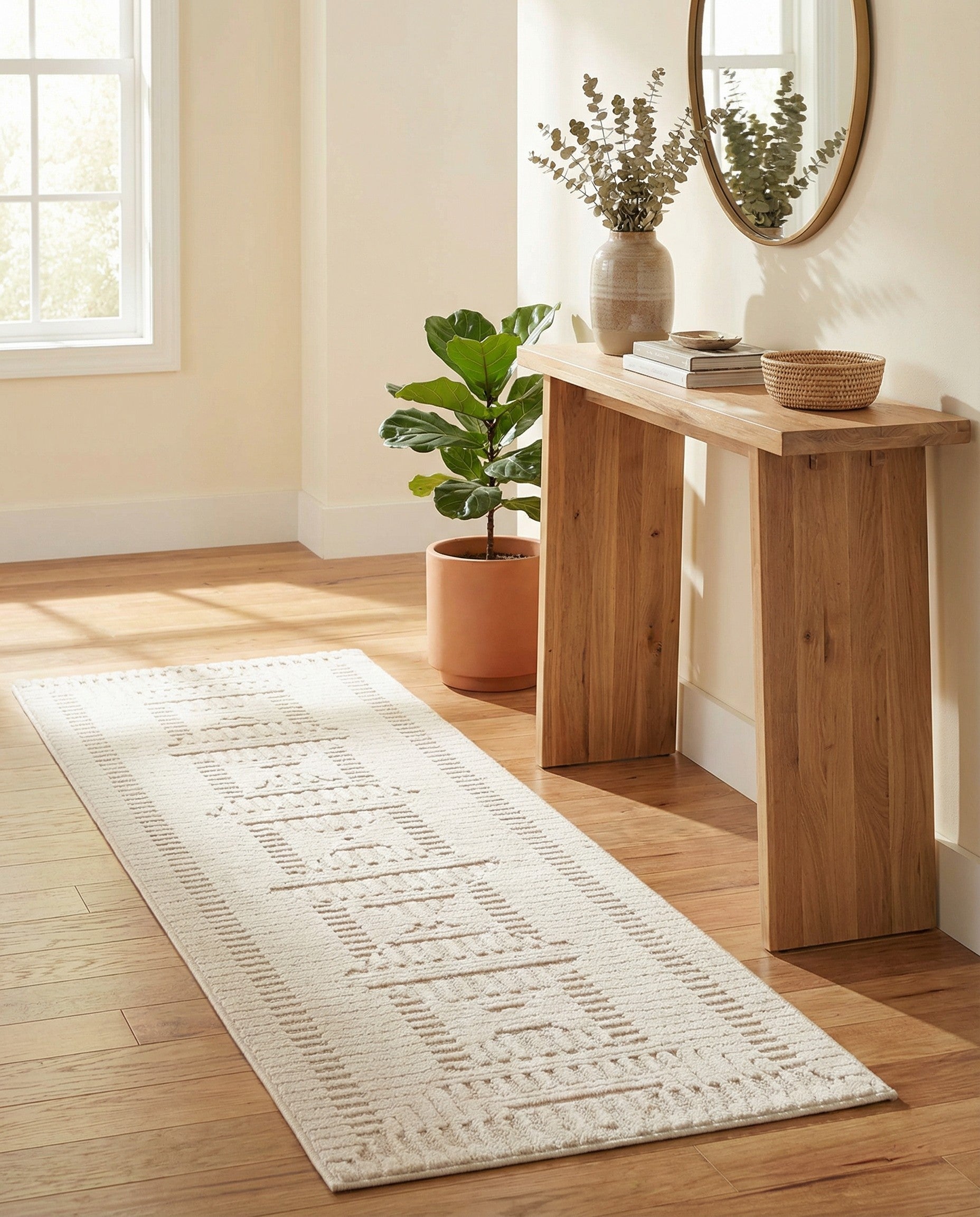 2' 2 x 6' Textura Designer Runner Rug