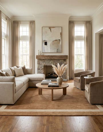 10' x 10' Jill Zarin Border Wool Square Rug