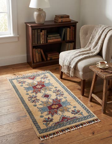 1' 8 x 3' 2 Hand Knotted Ariana Ziegler Rug